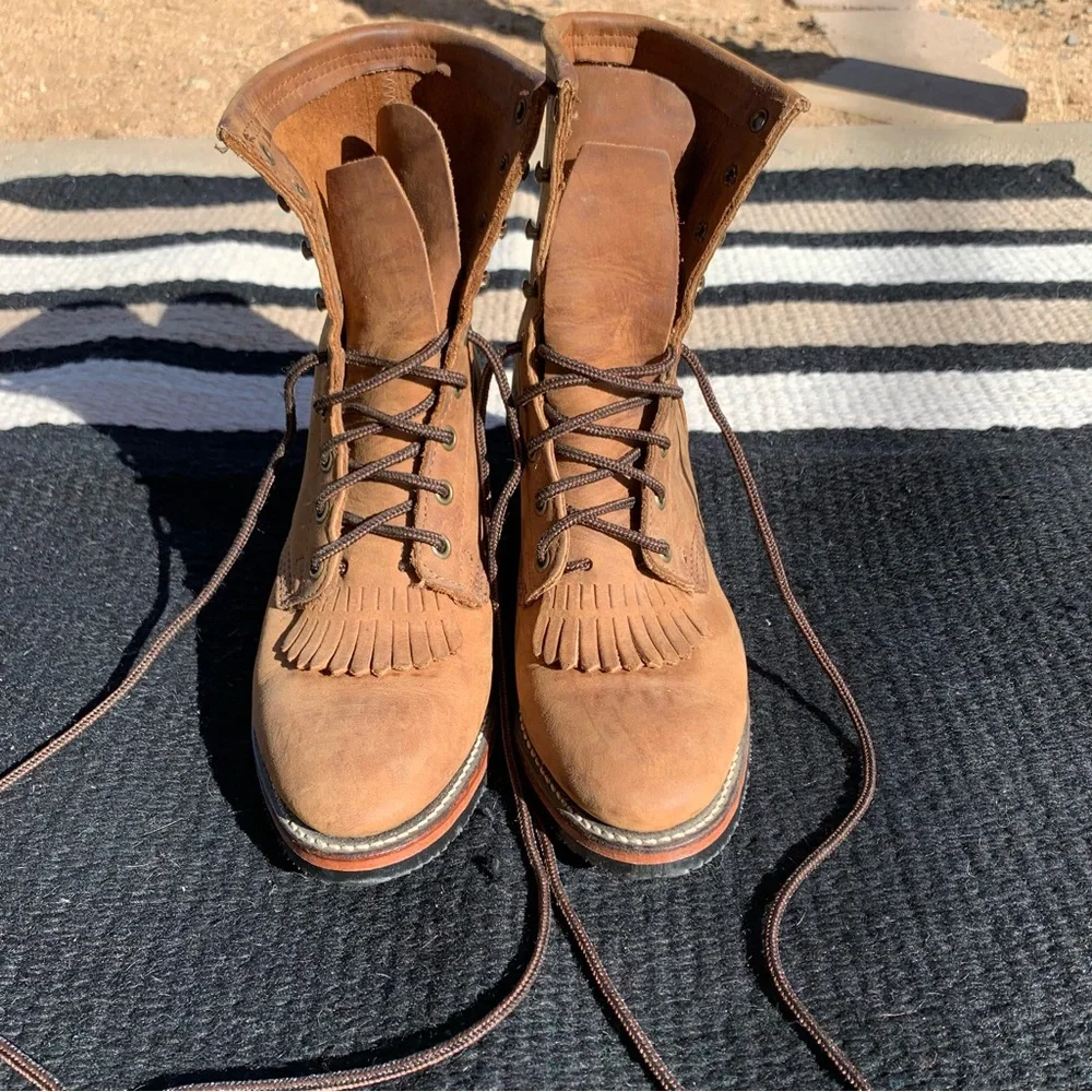 DD Tuff Kiltie Lace Up Boots - Picture 4 of 14